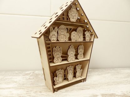 Belén Navidad en madera - Imagen 2