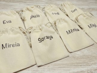 Bolsa algodón personalizada