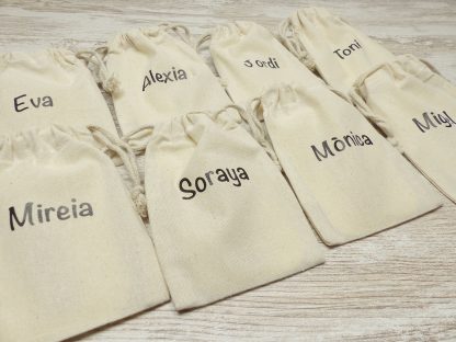 Bolsa algodón personalizada