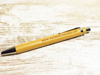 Bolígrafo madera grabado láser